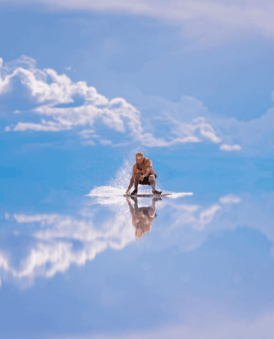 La photo qui régale : Surf sur vague de sel